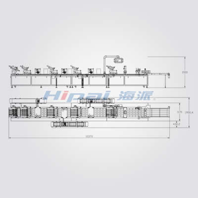 HP-500K 牙刷头自动包装输送线